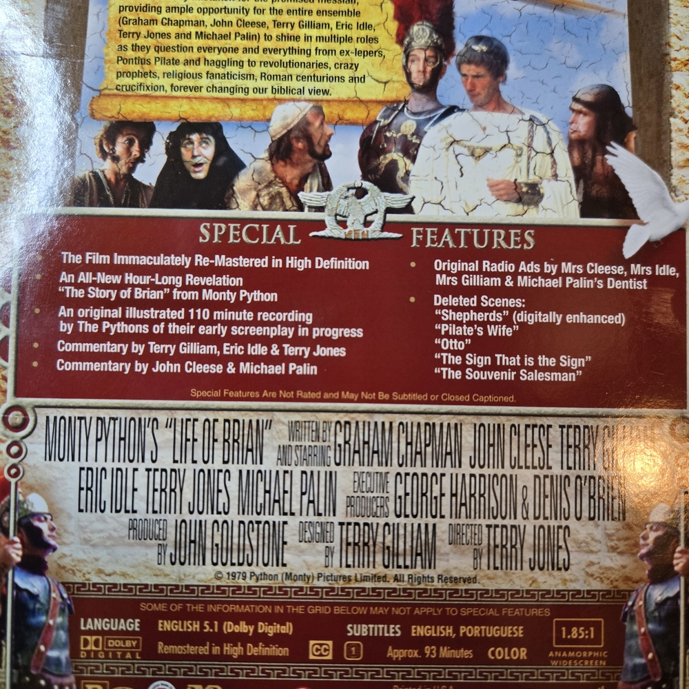 Monty Python's Life of Brian DVD Set - Picture 2 of 9